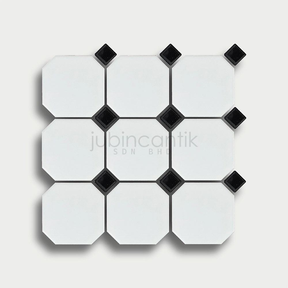 DEVON WHITE BLACK -<br>MOSAIC