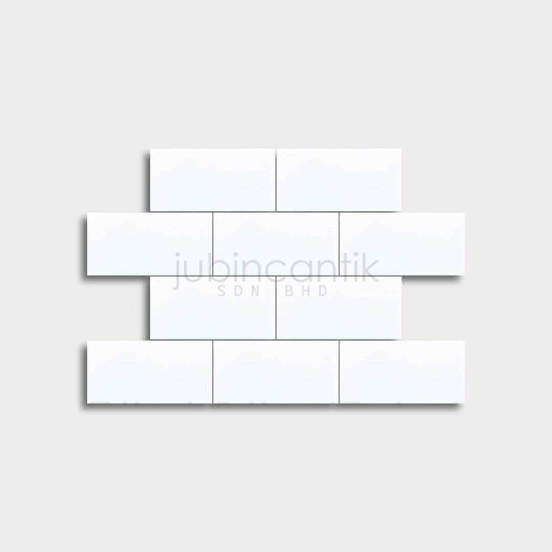 Flat Subway Tile - White (1)