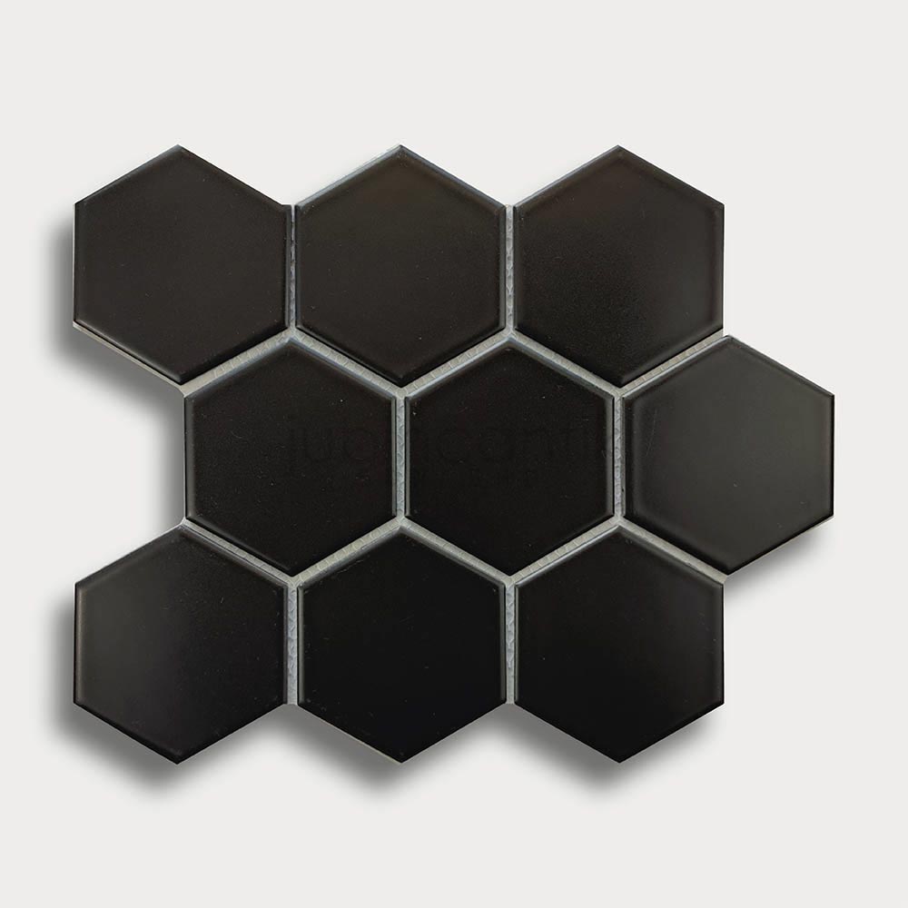 HEXAGON BLACK -<br>MOSAIC