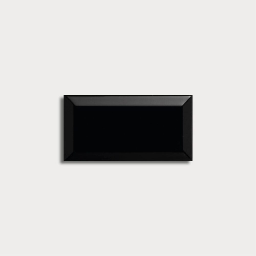 Subway Tile - Black Bevel 100x200 (1)