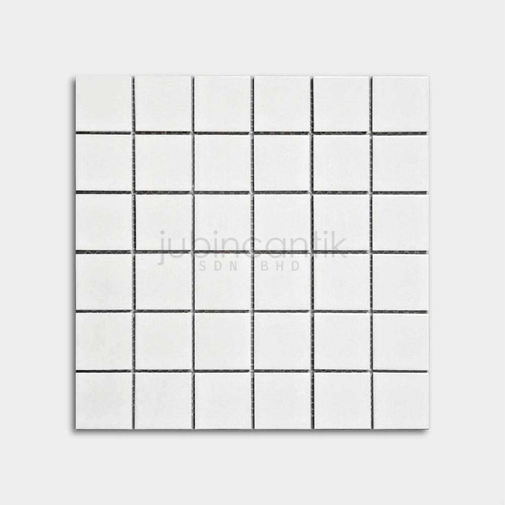 MINI SQUARE WHITE -<br>MOSAIC