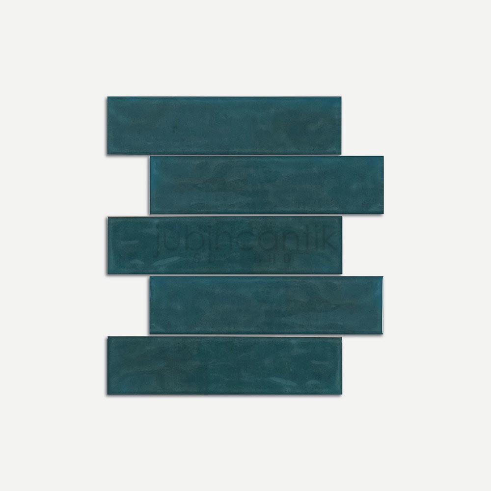 PAZ MIDNIGHT GREEN -<br>SUBWAY TILE