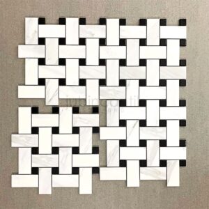 Basketweave XL Carrara Mosaic (3)