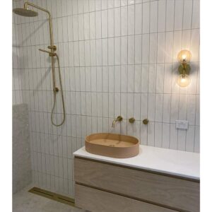 Handmade Look Subway Tile - Gloss White (6)